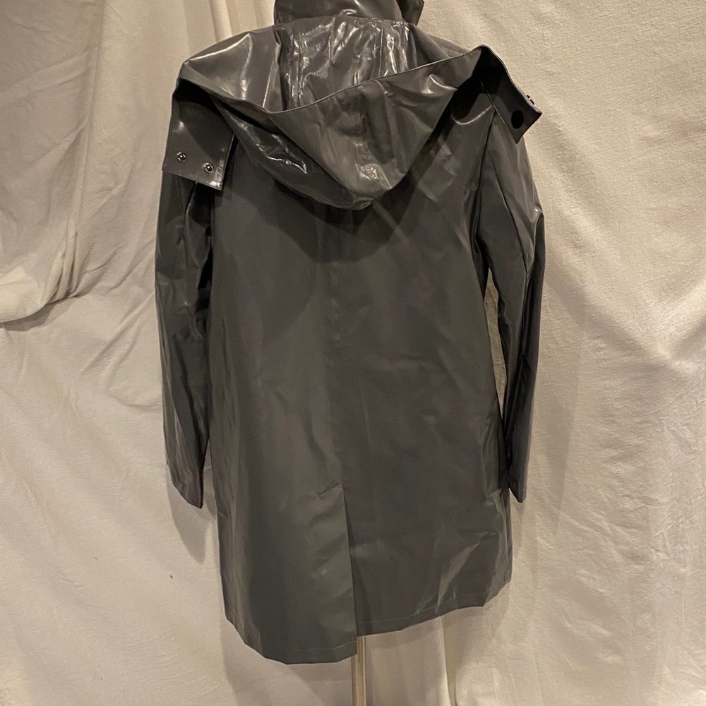 Jane Post grey rain coat, NWOT - Picture 3 of 6